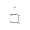 PARRILLA DOBLE INOX 350 X 350MM