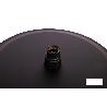 CABEZAL DE DUCHA REDONDO EXTRAFINO DE ACERO INOXIDABLE 304 NEGRO MATE Ø24,5 CM