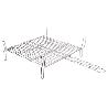PARRILLA DOBLE INOX 400 X 400MM