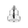 ROCIADOR DE DUCHA CON 15 FILTROS COLOR INOX. 11,5 X 13,5 CM