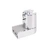 SOPORTE DE DUCHA PARA PARED COLOR CROMO ABS
