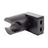 SOPORTE DE DUCHA PARA PARED COLOR NEGRO ABS