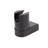 SOPORTE DE DUCHA PARA PARED COLOR NEGRO ABS