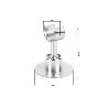 SOPORTE DE DUCHA PARA PARED ACERO INOXIDABLE 304