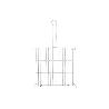 PARRILLA DOBLE INOX 500 X 500MM