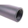 TUBO ALARGADOR DE DUCHA NEGRO M18 Ø24 200 MM