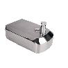 DOSIFICADOR DE JABÓN EN ACERO INOXIDABLE 304 CEPILLADO 1000 ML 12,6 X 6 X 20,3 CM