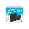 PERCHA NEGRA MATE DE ACERO CON DISEÑO CUADRADO GAMA FAIAL 5,5 X 6 X 5,5 CM