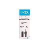 ESCOBILLERO PARA INODORO NEGRO MATE DE ACERO GAMA RIBEIRA 9,1 X 9,1 X 39 CM