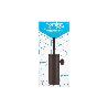 ESCOBILLERO DE PARED PARA INODORO NEGRO MATE DE ACERO GAMA RIBEIRA 9,1 X 12,9 X 39 CM