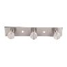 PERCHERO DE PARED DE ACERO INOXIDABLE 304 CON 3 POMOS 15,6 X 2,7 X 2,8 CM