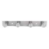 PERCHERO DE PARED DE ACERO INOXIDABLE 304 CON 4 POMOS 21,6 X 2,7 X 2,8 CM