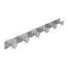 PERCHERO DE PARED DE ACERO INOXIDABLE 304 CON 6 POMOS 33,51 X 2,7 X 2,8 CM