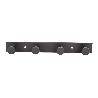 PERCHERO DE PARED NEGRO DE ACERO CON 4 POMOS 21,6 X 2,7 X 2,8 CM