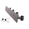 PERCHERO DE PARED NEGRO DE ACERO CON 4 POMOS 21,6 X 2,7 X 2,8 CM