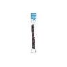 PERCHERO DE PARED NEGRO DE ACERO CON 6 POMOS 33,51 X 2,7 X 2,8 CM