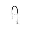 GRIFO COCINA MONOMANDO TUBO FLEXIBLE NEGRO 25 MM