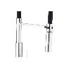 GRIFO COCINA MONOMANDO TUBO FLEXIBLE NEGRO 25 MM