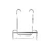 CESTA DUCHA PORTAGEL ACERO INOXIDABLE 304