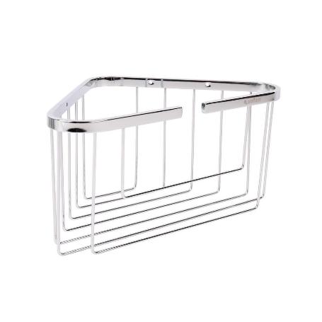 CESTA RINCONERA DE BAÑO DE ACERO INOXIDABLE 304 29 X 18 X 14 CM