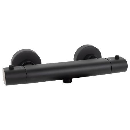 GRIFO TERMOSTATICO DUCHA NEGRO MATE MODELO KERCH
