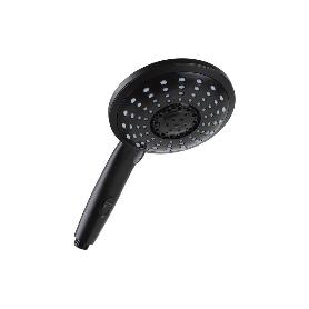 MANGO DUCHA NEGRO MATE 5 FUNCIONES