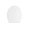 TAPA WC  FORMA OVAL LIBERACIÓN RAPIDA 44.9 X 37.5 CM