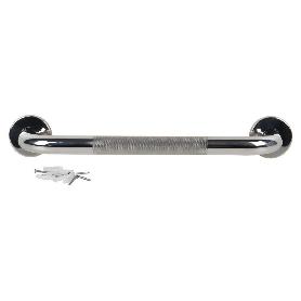 BARRA DE APOYO RECTA ANTIDESLIZANTE DE ACERO INOXIDABLE 304 (30 X 2.5 CM)