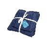 JUEGO DE 3  TOALLAS AZUL MARINO 580 G/M2 GAMA MARIN 30X50  50X100  70X140 CM
