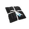 JUEGO DE 3  TOALLAS NEGRO 580 G/M2 GAMA BRILLANTE 30X50  50X100  70X140 CM
