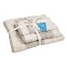 JUEGO DE 3 TOALLAS NATURE 600 G/M2  GAMA ALMA 30X50  50X100  70X140 CM
