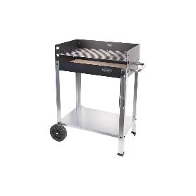 BARBACOA DE CARBÓN CON LADRILLO REFRACTARIO 567 X 360 X 830 MM