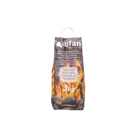 BOLSA BRIQUETAS CARBON VEGETAL 3 KGS