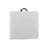 MESA PLEGABLE RECTANGULAR BLANCA 122X60X74 CM