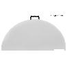 MESA REDONDA PLEGABLE BLANCA 180X74CM