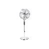 VENTILADOR DE PIE OSCILANTE GRIS METALIZADO OSCILANTE CON 3 VELOCIDADES Y TEMPORIZADOR Ø45 CM 70 W