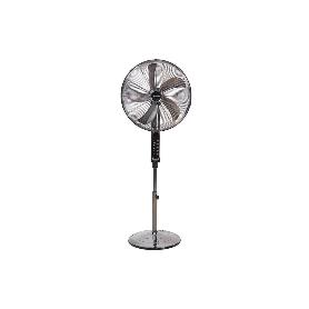 VENTILADOR DE PIE OSCILANTE GRIS PLOMO OSCILANTE CON 3 VELOCIDADES Y TEMPORIZADOR Ø45 CM 70 W