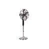 VENTILADOR DE PIE OSCILANTE GRIS PLOMO OSCILANTE CON 3 VELOCIDADES Y TEMPORIZADOR Ø45 CM 70 W