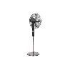 VENTILADOR DE PIE OSCILANTE GRIS PLOMO OSCILANTE CON 3 VELOCIDADES Y TEMPORIZADOR Ø45 CM 70 W