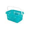 CESTA PARA PINZAS AZUL TURQUESA 27 X 21 X 14 CM