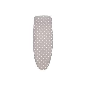 FUNDA ACOLCHADA PARA TABLA DE PLANCHAR 135 X 53 CM  LUNARES