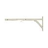 TENDEDERO BLANCO DE ESCUADRA PARA PARED 50 X 20 CM