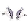 PACK 2 POLEAS PARA TENDEDERO COLOR BLANCO  ROLDANA 4 CM