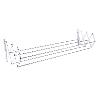 TENDEDERO EXTENSIBLE PARA PARED EN ALUMINIO LACADO 100 CM