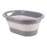 BARREÑO PLEGABLE GRIS/BLANCO 18 L