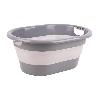 BARREÑO PLEGABLE GRIS/BLANCO 18 L