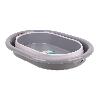 BARREÑO PLEGABLE GRIS/BLANCO 18 L