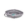 CUBO PLEGABLE COLOR GRIS/BLANCO 11 L