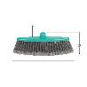 CEPILLO DE BARRER PLUMADO VERDE AGUA 37 X 8.5 X 9 (12) CM
