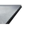 RECOGEDOR INDUSTRIAL GALVANIZADO CON GOMA Y MANGO CURVO
